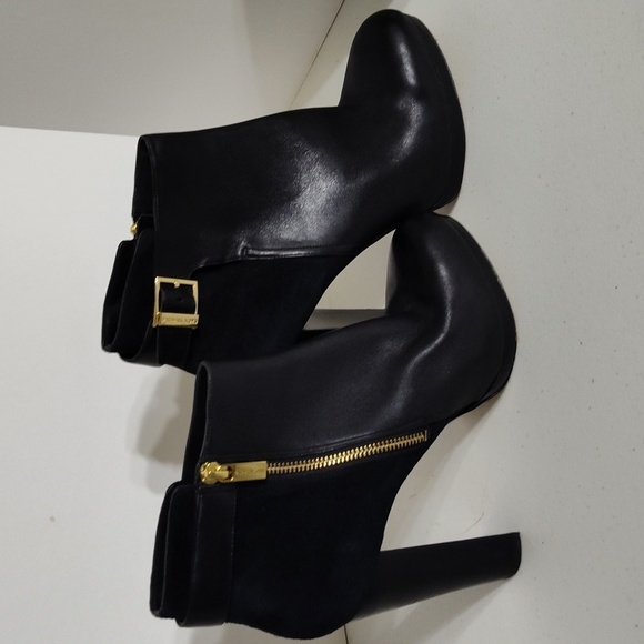 Michael Kors black leather boot Size 10 - Picture 1 of 10